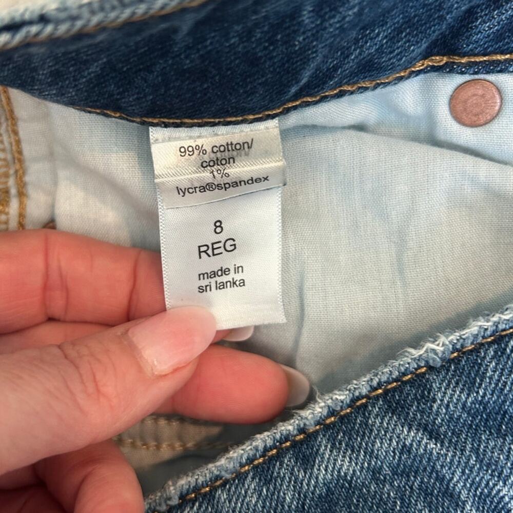 NWT Maurices Goldie Blues Legacy Straight Mid Rise Jeans Blue Size 8 Regular - Picture 7 of 7